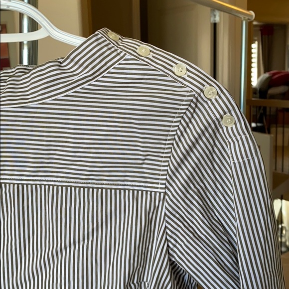 J Crew Boat Neck striped blouse - Picture 2 of 4